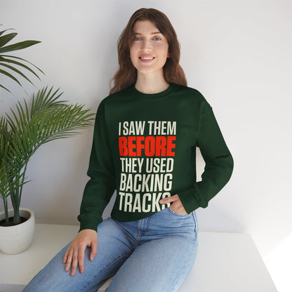 Before Backing Tracks Sweatshirt